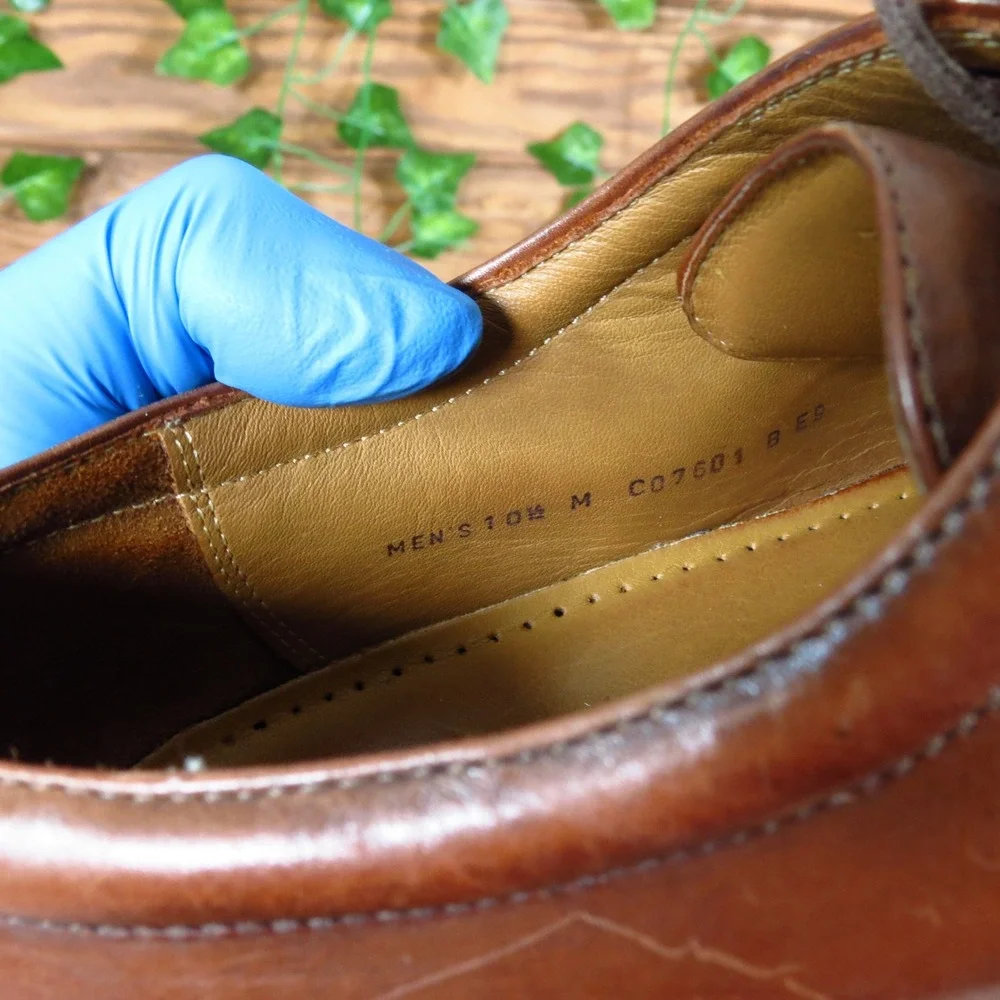 Cole Haan Air Giraldo Mens Apron Toe Derby Shoes Size 10.5 M Dress Brown Leather